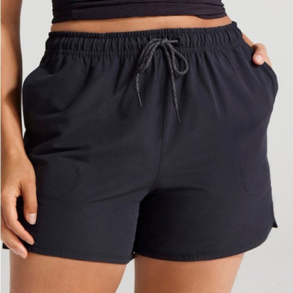 Allbirds Black Natural Run Shorts Wool Blend Size XL